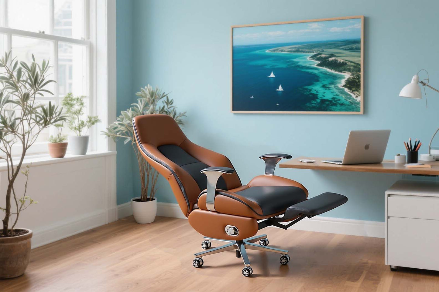 Alex Leather Executive Electric Chair
